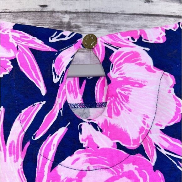 Lilly Pulitzer Waverly Top Flamingle - Picture 7 of 11